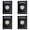 A*4, variant on Rechargeable Silica Gel Desiccant Pack,Car Moisture Absorber Bags,Reusable Dehumidifier Bags Portable Condensation Absorbers for Closet, Car, Basement, RV and Storage(A-100g)