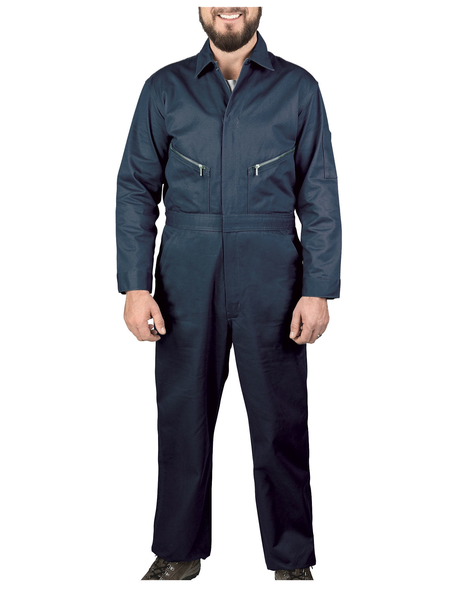 Walls Mens Cotton Twill NonInsulated Coveralls, 62 Tall, Navy
