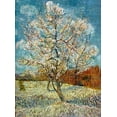 thumbnail image 2 of Van Gogh, Vincent 11x14 White Modern Wood Framed Museum Art Print Titled - The Pink Peach Tree 1888, 2 of 4