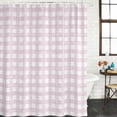 thumbnail image 2 of Pink Buffalo Plaid Bathroom Shower Curtains with 12 Hooks Polyester Waterproof Shower Curtain for Stalls and Bathtubs Farmhouse Checked Vintage Geometric Art Decorative Bathroom Curtain 60x72 Inches, 2 of 9