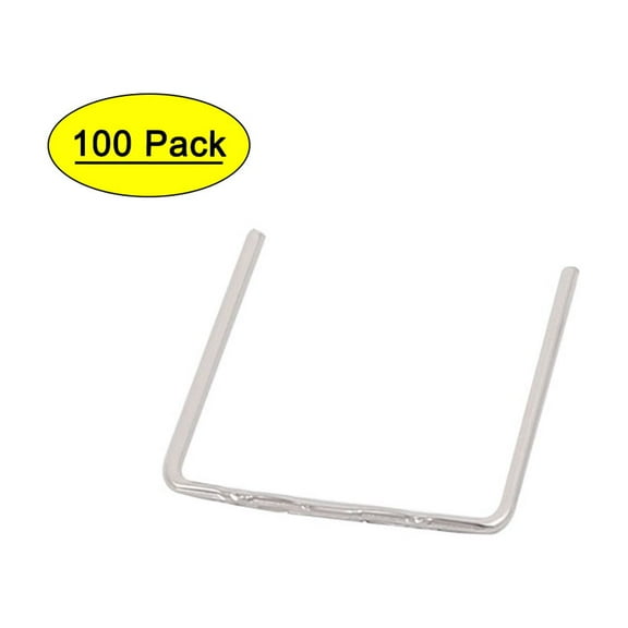 Unique Bargains 100Pcs Chandelier Connectors Buckle 16mm Width Chrome Tone for Fastening Crystal