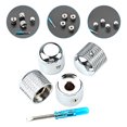 thumbnail image 3 of 1 Set Professional Metal Guitar Tone Volume Knob Caps Replacement Guitar Parts, 3 of 7