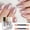 Purple Clouds, variant on Diva Chrome Nail Powder - Gold Mirror Effect Nail Chrome Powders, Highlight Metallic Chrome Powder for Nail Art Pigment Chrome Powder for Nails (Gold, 1g)