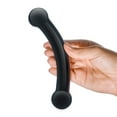 thumbnail image 3 of Glas Double Taureau 5.5 Pouces Dildo en Verre, Noir, 3 of 5
