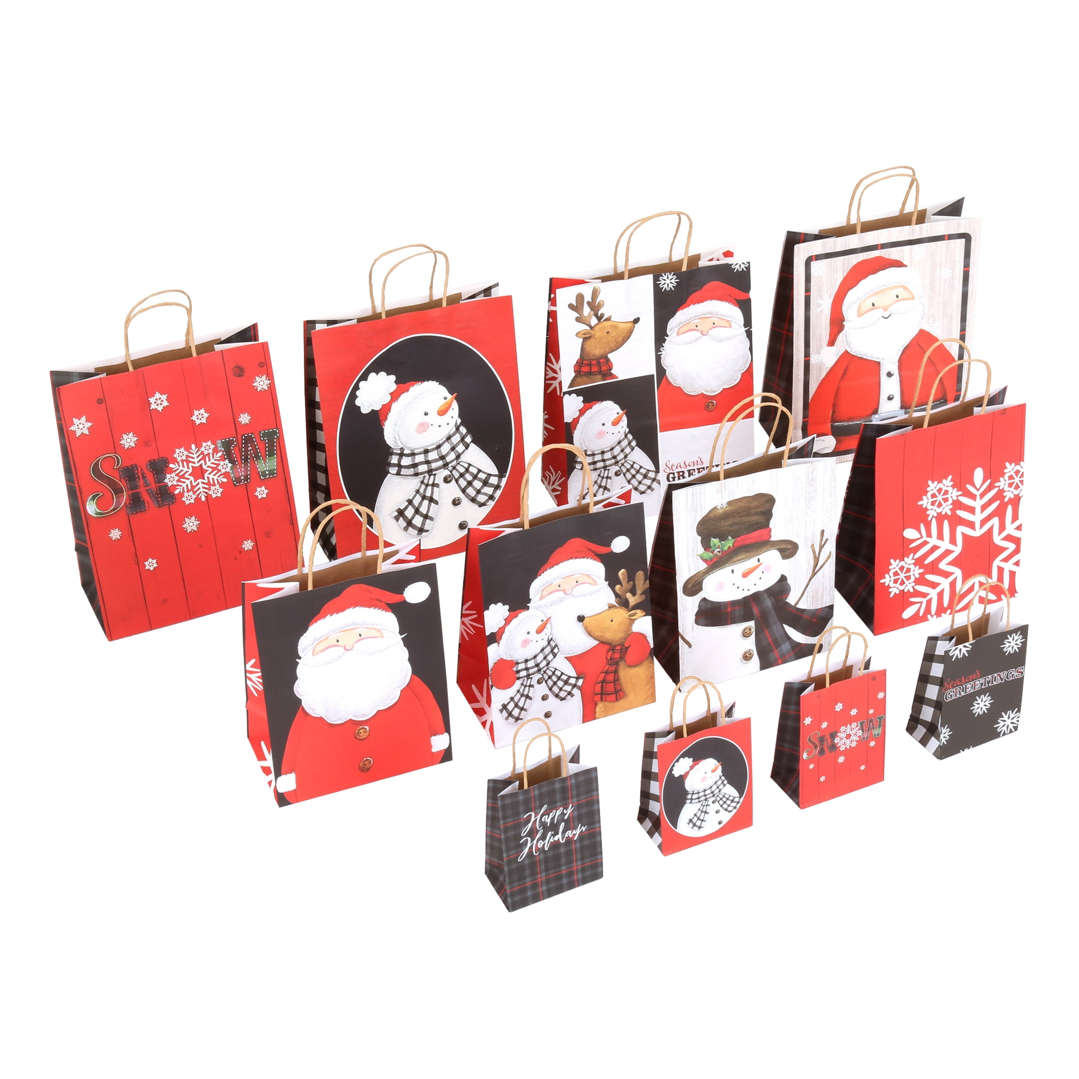 Holiday Time Christmas Gift Bags
