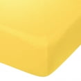 thumbnail image 5 of Ntbay 100% Brushed Microfiber Fitted Crib Sheets, Ultra Cozy and Soft Crib Sheet for Standard Crib and Toddler Mattresses, Boys, Girls, Unisex, 28" x 52", Yellow, 5 of 5