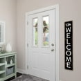 thumbnail image 5 of My Word! Welcome Holly Porch Board Welcome Sign and porch leaner for Front Porch, Yard, Deck, Patio, or Wall - Indoor Outdoor Decorative Winter Farmhouse Rustic Vertical Porch and Yard Decor 8"x46.5", 5 of 5