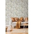 thumbnail image 4 of ESTA Home Fiore Blue Wildflowers Wallpaper, 20.9-in by 33-ft, 4 of 16