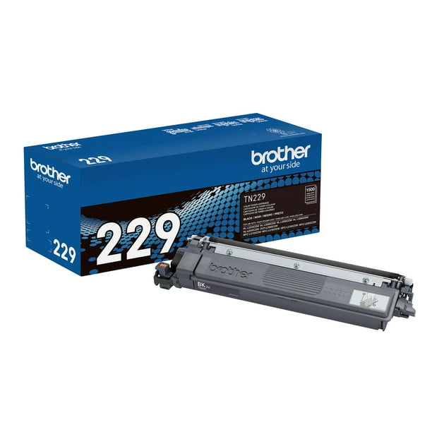 BROTHER TN229BK Cartucho de tóner Negro de Rendimiento estándar, 1 Paquete
