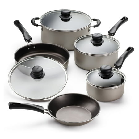

9-Piece Non-Stick Cookware Set Champagne