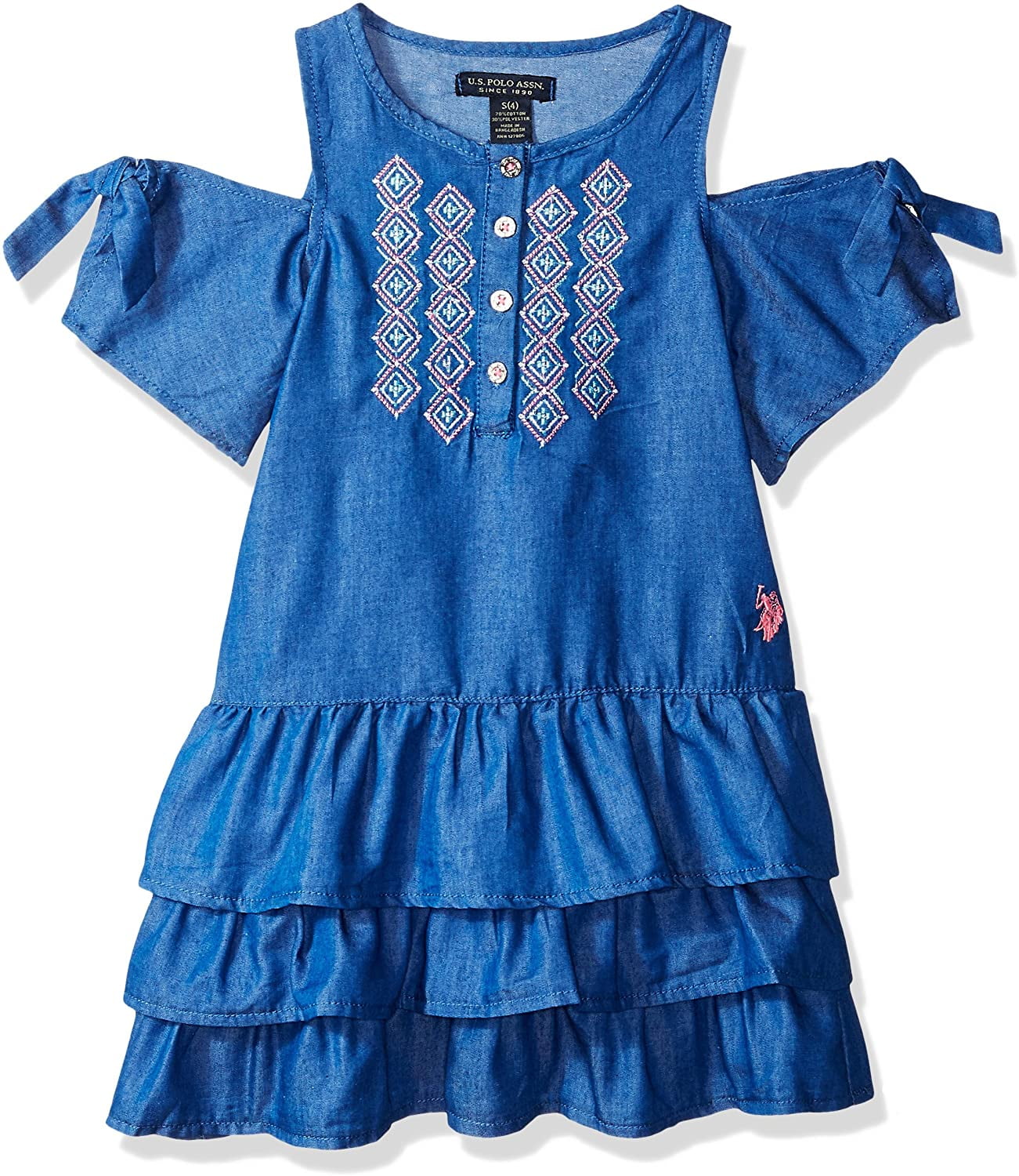 royal blue polo dress