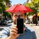 thumbnail image 4 of Funda parasol para teléfono con clip, protección UV, antideslumbrante, ángulo ajustable, impermeable, para fotografía al aire libre, selfies, videollamadas, compacto y portátil., 4 of 6