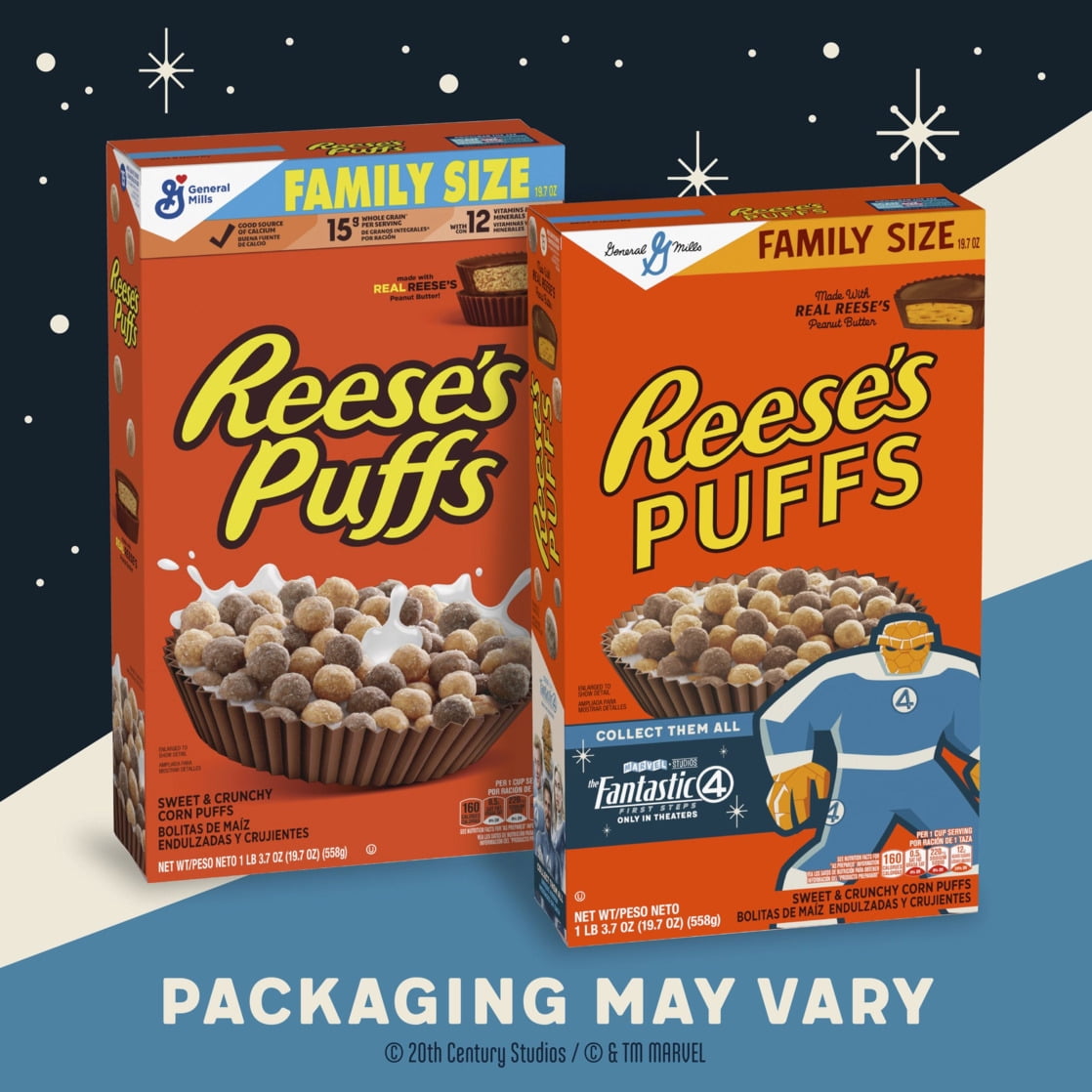 REESE's Brand Puffs, Chocolatey Peanut Butter Kid Breakfast