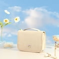 thumbnail image 5 of Vintage Man Bathroom Accessories Portable Simple Square Nylon Travel Toiletry Bag Makeup Case Women Cosmetic Bag Hook Storage Bag BLUE, 5 of 8