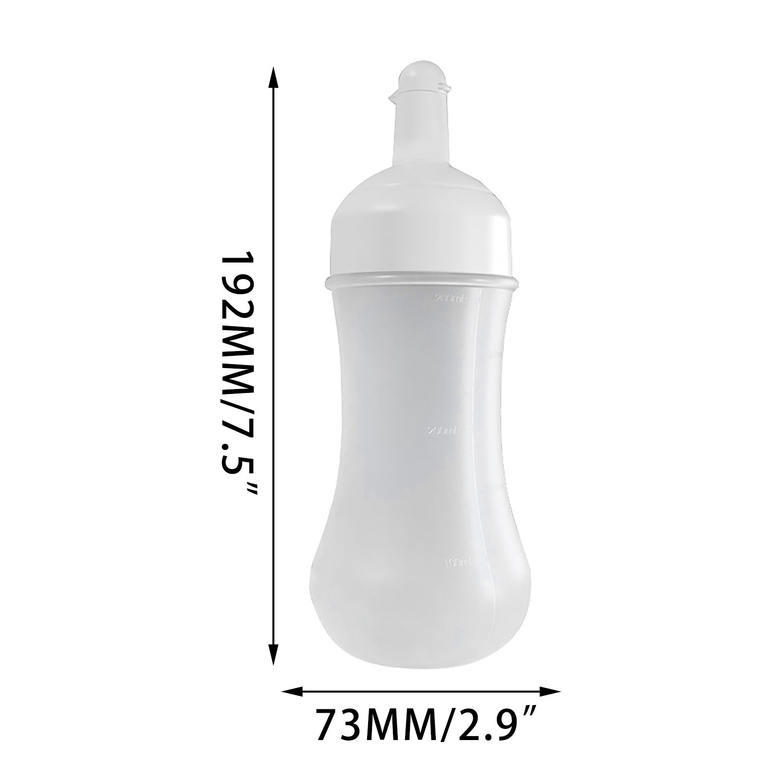 Sdjma 12oz Condiment Squeeze Bottle Refillable Condiment Container With Lid Syrup Squirt Bottle 6834