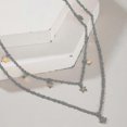 thumbnail image 5 of Star Tassel Pendant Necklace Shiny Rhinestone Gold Color Alloy Metal Chain Choker Jewelry for Women 9492---Product code 43848, 5 of 5