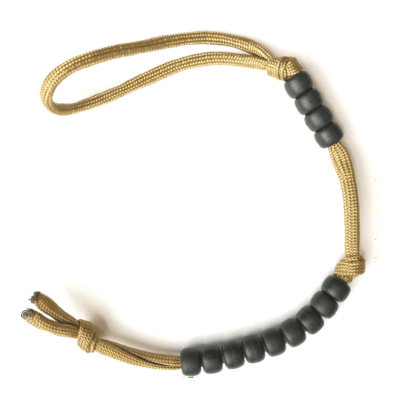 LETHALIFE Ranger Beads Black Non-reflective Tactical, Pace Counter