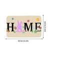 thumbnail image 2 of Cinvoph Easter Front Door Mat Bunny Easter Eggs Decorative Rug, Non-Slip Welcome Doormat for Spring Easter Home Decoration Indoor Outdoor 24"x35.5", 2 of 6