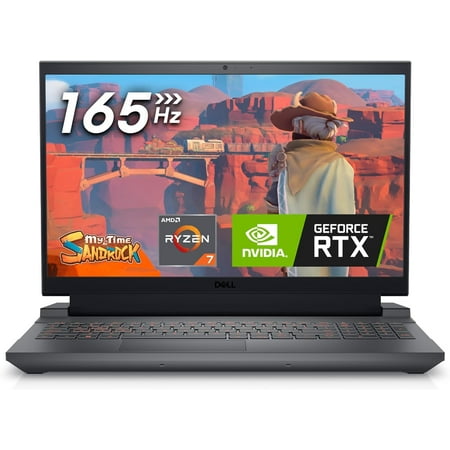 Dell G15 5535 Gaming Laptop - 15.6-inch FHD (1920x1080) 160Hz 3ms Display, AMD Ryzen 7-7840HS Processor, 16GB DDR5 RAM, 512GB SSD, NVIDIA GeForce RTX 4050, Windows 11 Home - Dark Shadow Gray