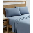 thumbnail image 2 of Sanders Washed Microfiber Solid 4 pc. Sheet Set, Full, Blue, 2 of 2