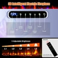 thumbnail image 6 of GAOMON 72" Electric Fireplace, Built-in Wall Mounted Heater, Timer, Remote, 12 Flame Effects, Touch, Low Noise, WiFi, Modern Ultra-Slim Design, 6 of 8
