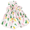 thumbnail image 1 of Dog Dress Pepper Pattern Puppy Strap Ruffled Dress Pet Spring Summer Clothes for Small Medium Large Dogs Cats, 1 of 7