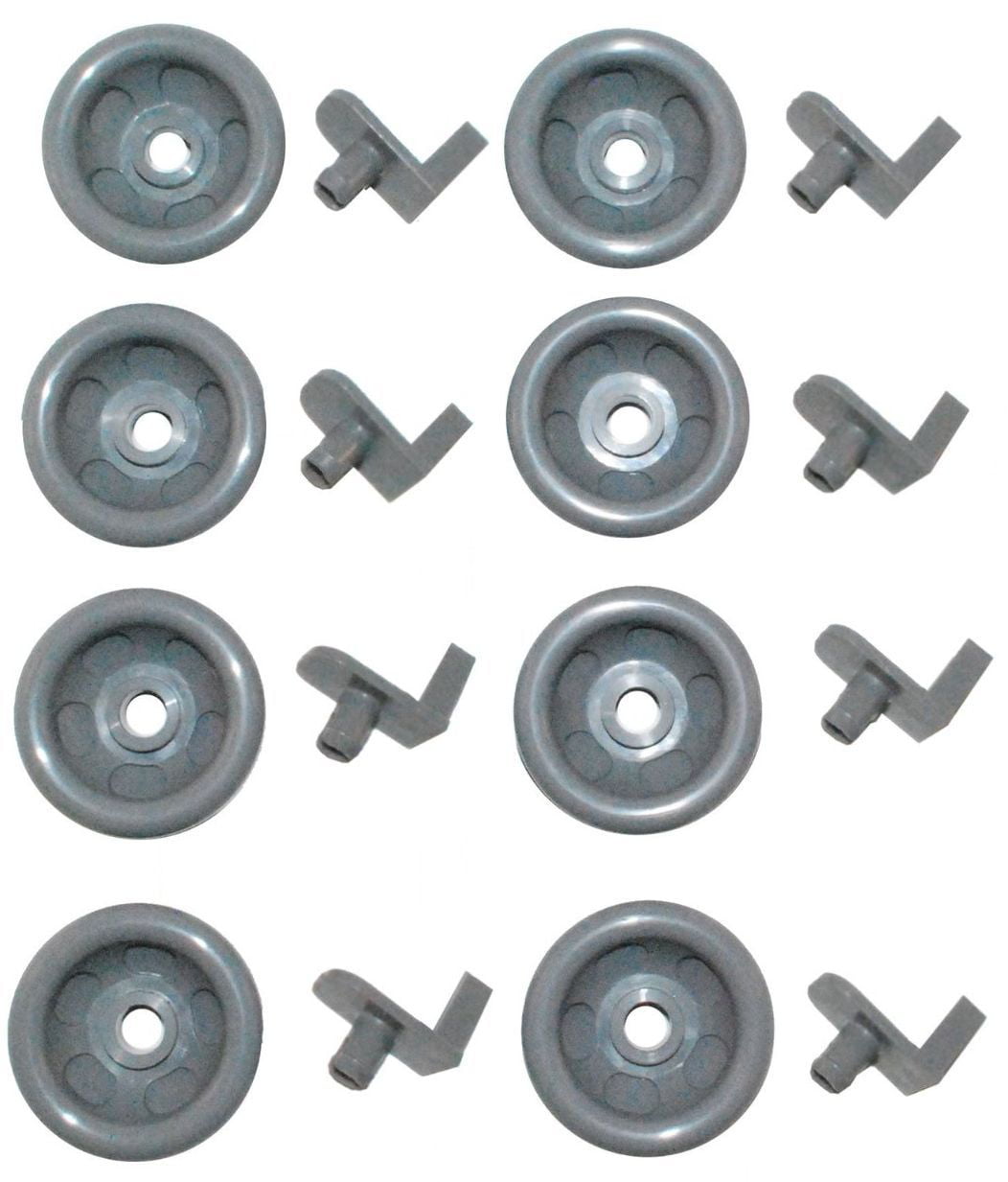 WD12X10136 WD12X10277 Dishwasher Wheels for GE Profile Lower Rack Kit 8PC Studs 