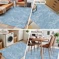 thumbnail image 6 of Sky Blue Washable Area Rugs 2.7'x5', White Tree Branch Botanical Abstract Plant Leaves Low Pile Throw Living Room Rug Non-Slip Sturdy Edge Binding Carpet for Indoor Entryway Bedside Kitchen, 6 of 9