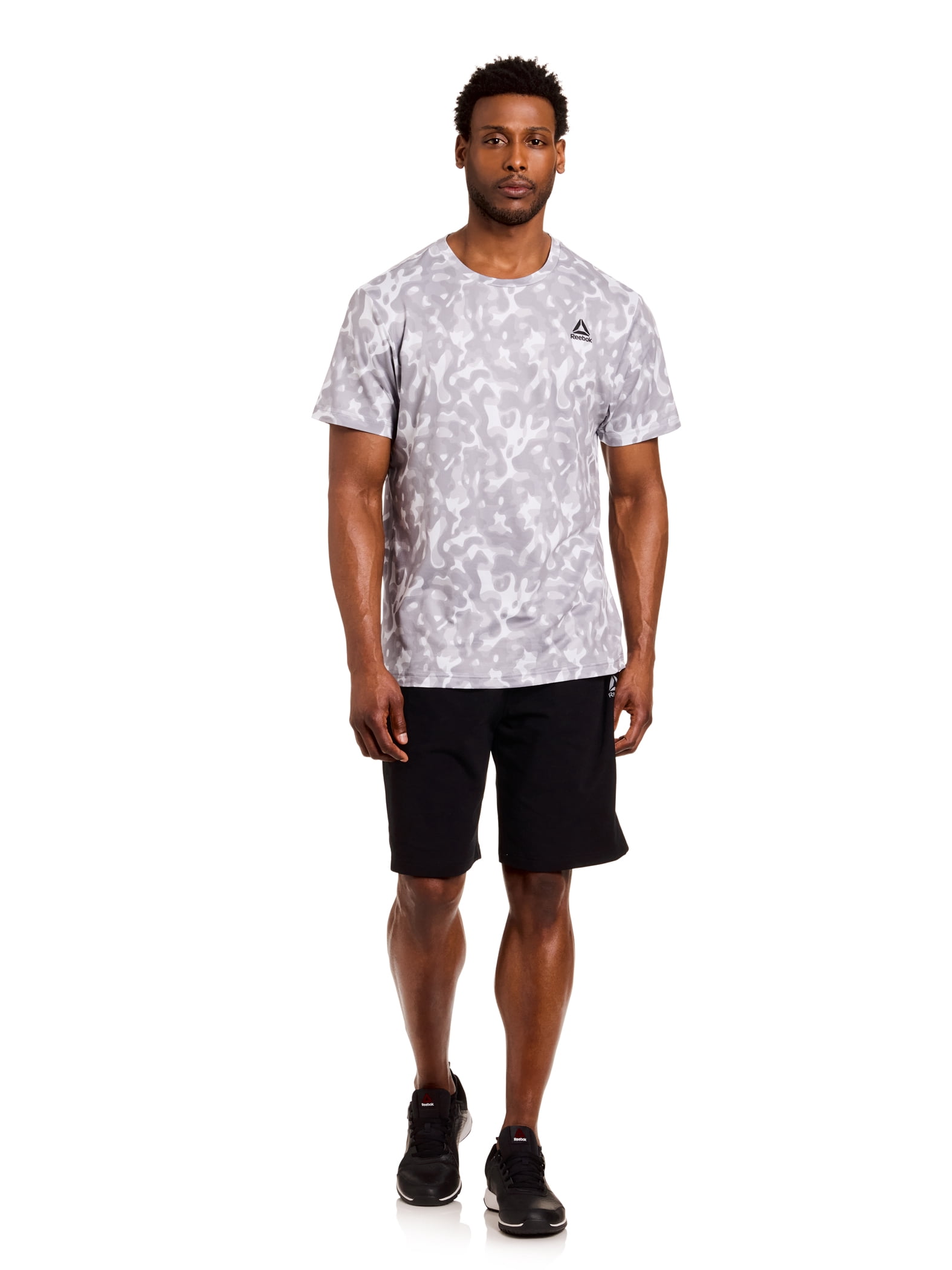 Reebok Men's and Big Men's Legacy Core Short Sleeve Tee Shirt, Sizes XS-5XL