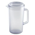 thumbnail image 2 of Heavy-Duty 1 Gallon Plastic Pitcher with Lid, Clear, BPA Free, 2 of 7