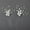 Silver, variant on 2Pcs Wedding Hair Pins Bridal Rhinestone Wedding Hair Accessories Hair Pieces For Brides Bridesmaid,Rose Gold