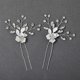 thumbnail image 1 of horquillas para el pelo de boda, accesorios para el pelo de boda con diamantes de imitación para novias, dama de honor, oro rosa Ormromra CZMR-XM47-2, 1 of 1