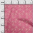 thumbnail image 1 of oneOone Cotton Poplin Dark Pink Fabric Leaves & Floral Artistic Diy Clothing Quilting Fabric Print Fabric By Yard 56 Inch Wide, 1 of 4