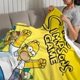 thumbnail image 3 of Los Simpson anti-pilling, suave, ligera, esponjosa y acogedora de lujo para hogar y cocina – Perfecta para niños y adultos,120X180cm, 3 of 6
