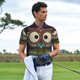 thumbnail image 3 of Balery Boho Owl Camisa Polo de Hombre con Estampado, de Manga Corta y Tejido Medio, Camisa Tipo Golf Polo-Medium, 3 of 6