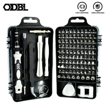 

Precision Screwdriver Set 117 in 1 Magnetic Repair Tool Kit for iPhone Series/Mac/iPad/Tablet/Laptop/Xbox Series/PS3/PS4/Nintendo Switch/Eyeglasses/Watch/Cellphone/PC/Camera/Electronics