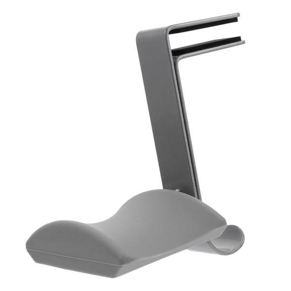 FRCOLOR 1Pack Plastic Headphone Hanger for Office with Curved Shape and Surface Anodizing Process 11X2.5X10CM