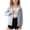 01 Gray, variant on Girls Color Block UPF50+ Sun Shirt Zip Up Lightweight Summer Loose Sun Protection Jackets for 3-15 Years
