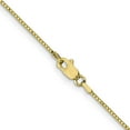 thumbnail image 4 of Diamond2Deal 10K Yellow Gold .90 mm Box Chain Necklace for Women 18", 4 of 6