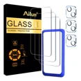 thumbnail image 1 of Protector De Pantalla Para iPhone 15 Plus Con Marco 3 Pzas, 1 of 5