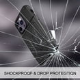thumbnail image 2 of Allytech for iPhone 14 Plus Case - Shockproof Wallet Case with Credit Card Holder & Hidden Mirror, All-Round Protection Shockproof Phone Cover Designed for iPhone 14 Plus, Black, 2 of 6