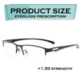 thumbnail image 3 of Clearance! Photochromic Gunmetal Reading Glasses Anti Blue Light Magnifier Photochromic Gunmetal Reading Glasses Anti Blue Light Magnifier Office&Craft&Stationery,B, 3 of 4