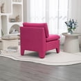 thumbnail image 6 of Modern Single Lazy Chair With Movable Backrest Pillow Solid Wood Legs Cushioned Deep Seat Single Sofa Chair For Living Room, 6 of 9