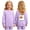 Purple, variant on Leey-World Halloween Sweatshirt For Girls Ghost Cute Crewneck Kids Tops Girls Halloween Shirt Long Sleeve Festival Pullover Sweatshirt