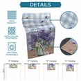 thumbnail image 6 of Purple Lavender Table Runner 60 Inches Long Farmhouse Dress Scarves, Spring Daisy Butterfly Plants Watercolor Blue Dining Tablerunner for Coffee Table/Kitchen Island/Party Décor, 13" x 60", 6 of 8