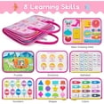 thumbnail image 4 of Juguetes Montessori para niños pequeños, tablero sensorial, actividades preescolares, juguetes educativos para niños pequeños, viajes, regalos para niños y niñas de 3 años o más., 4 of 8