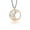 Opal, variant on Natural Crystal Agate Stone Moon Necklace