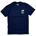 thumbnail image 2 of CLSC Life Streetwear Clothing Men's C Rose Logo Tee T-Shirt (Large, Navy), 2 of 2