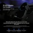 thumbnail image 2 of Xiaomi Mi 20W Wireless Car Charger with Electric Adjustable Grip, 1 Count, Black, 2 of 5