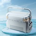 thumbnail image 1 of Caja de aparejos de pesca Accesorios ligeros de gran capacidad (L Clear Sky Blue), 1 of 6